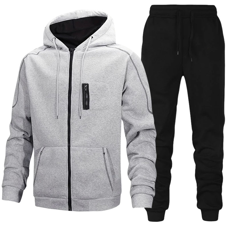 Winter Clothing Pk - 패션 남성 운동복 캐주얼 후드티 코트