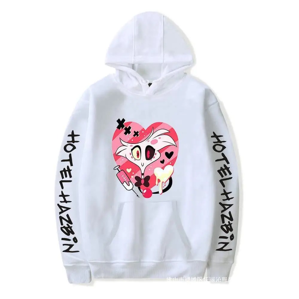 Hazbin Hotel 오버사이즈 유니섹스 스트리트웨어 - Winter Clothing Gift Ideas 리뷰 및 가격