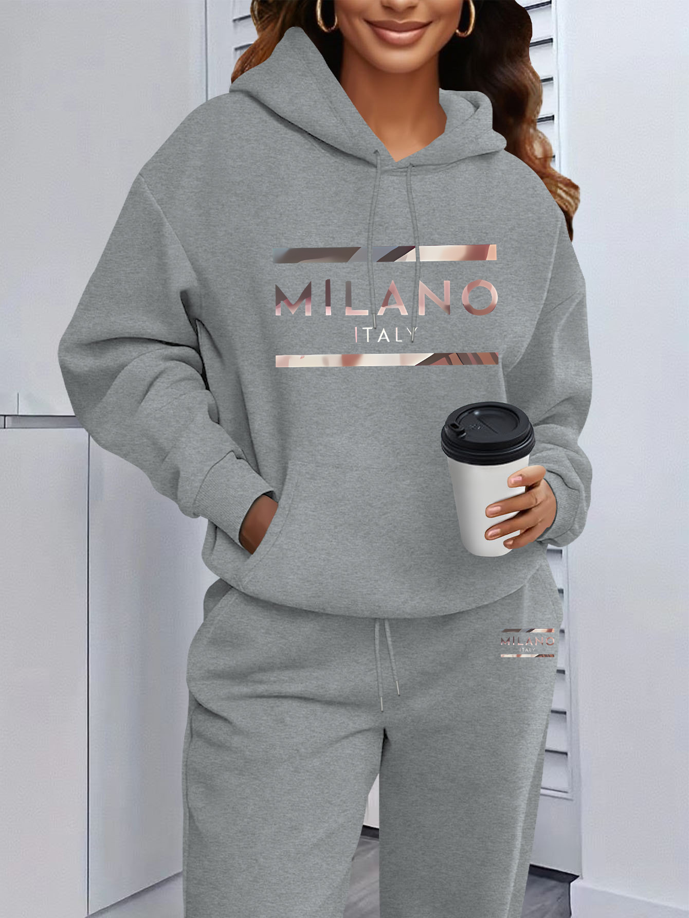 2026년 여성용 프린트 후드티 세트, 고품질, 인기  - Winter Clothing For Women 리뷰 및 가격
