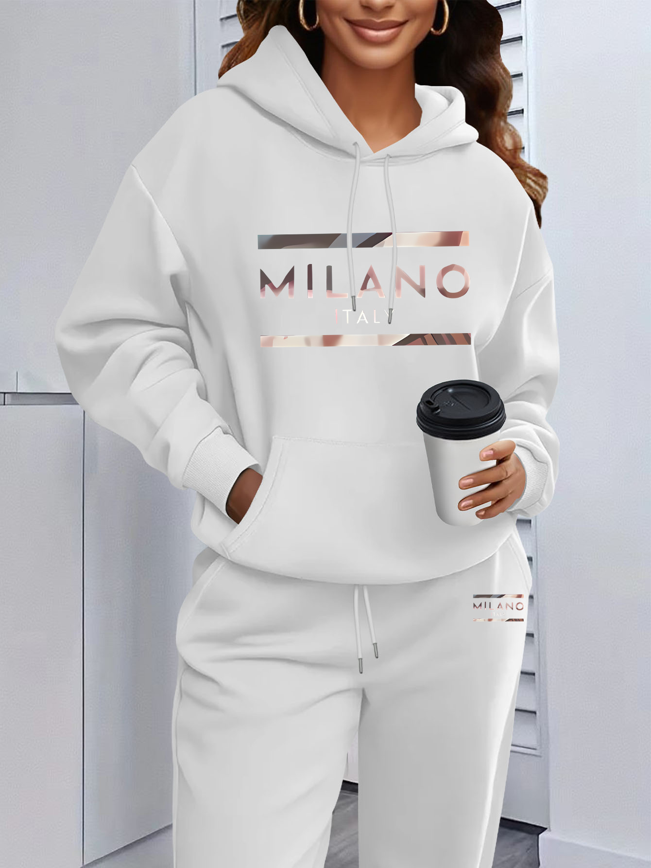 2026년 여성용 프린트 후드티 세트, 고품질, 인기  - Winter Clothing For Women 리뷰 및 가격
