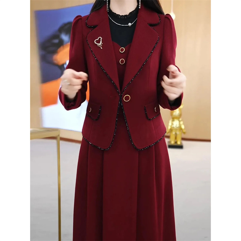 하이엔드 수트 재킷 드레스 투피스 세트 여성 봄 가을  - Winter Clothing Pk 리뷰 및 가격