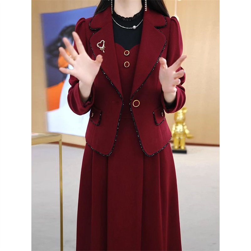 하이엔드 수트 재킷 드레스 투피스 세트 여성 봄 가을  - Winter Clothing Pk 리뷰 및 가격