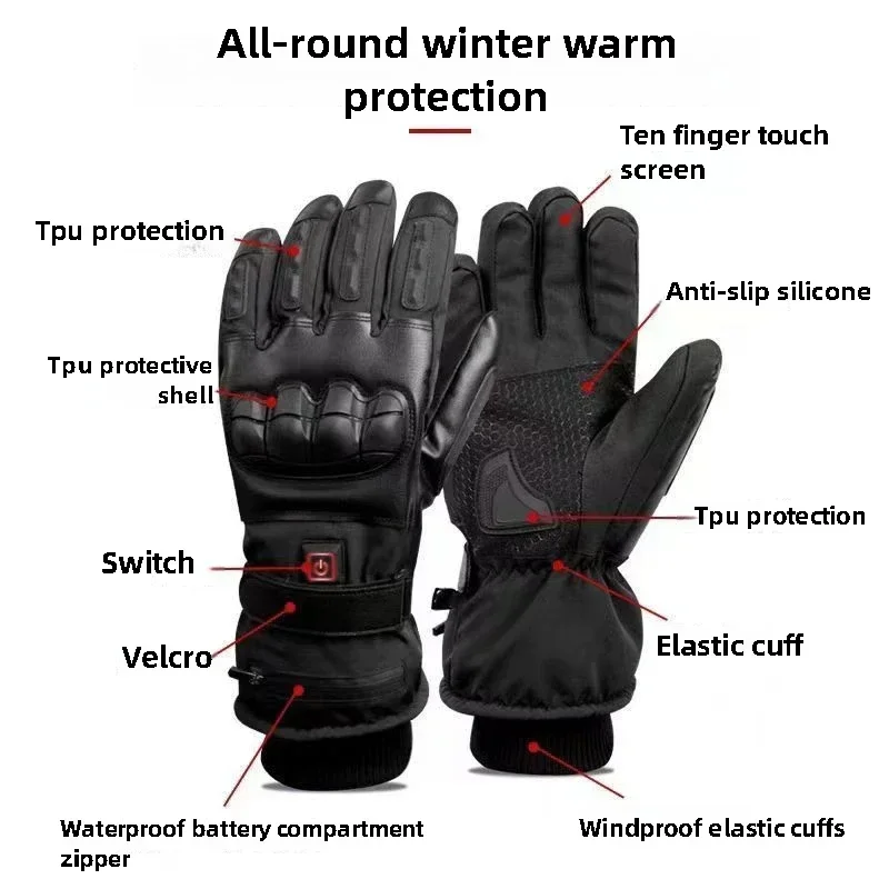 온수 장갑 손 따뜻하게 전기 열 장갑 방수 스노우 보드 - Heated Gloves Electric 리뷰 및 가격