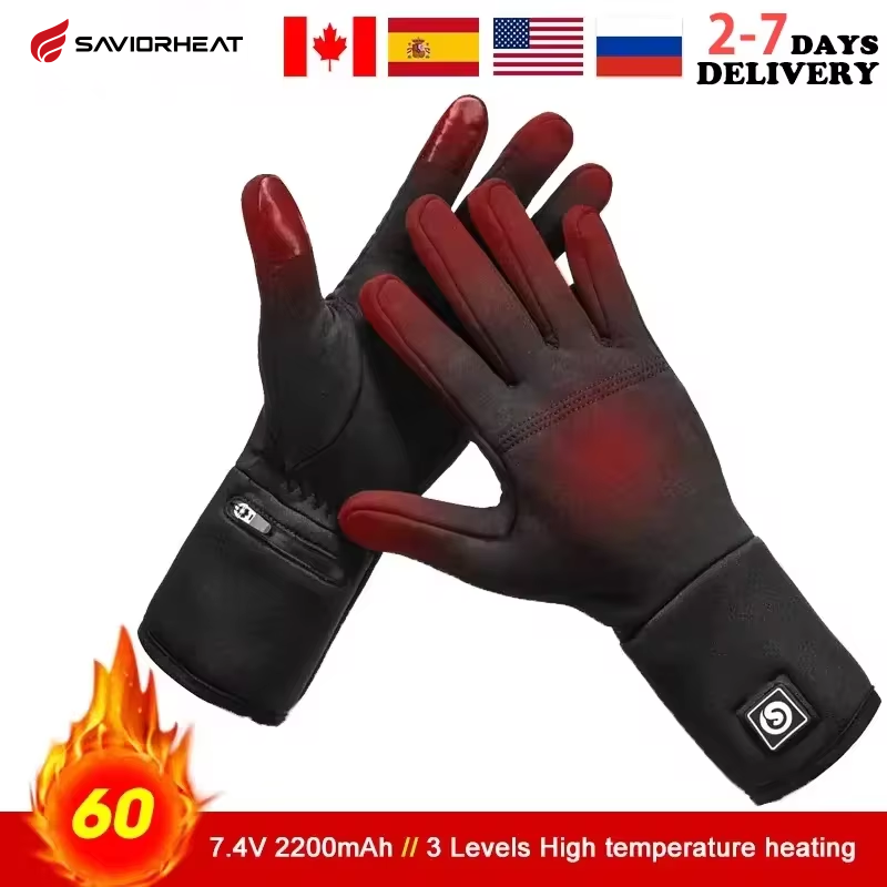 충전식 전기 라이너 가열 장갑 겨울 따뜻한 터치 스키  - Heated Gloves Electric 리뷰 및 가격