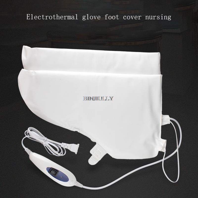 전기 네일 아트 핸드 장갑 발 커버, 매니큐어 가열 벙 - Heated Gloves Electric 리뷰 및 가격