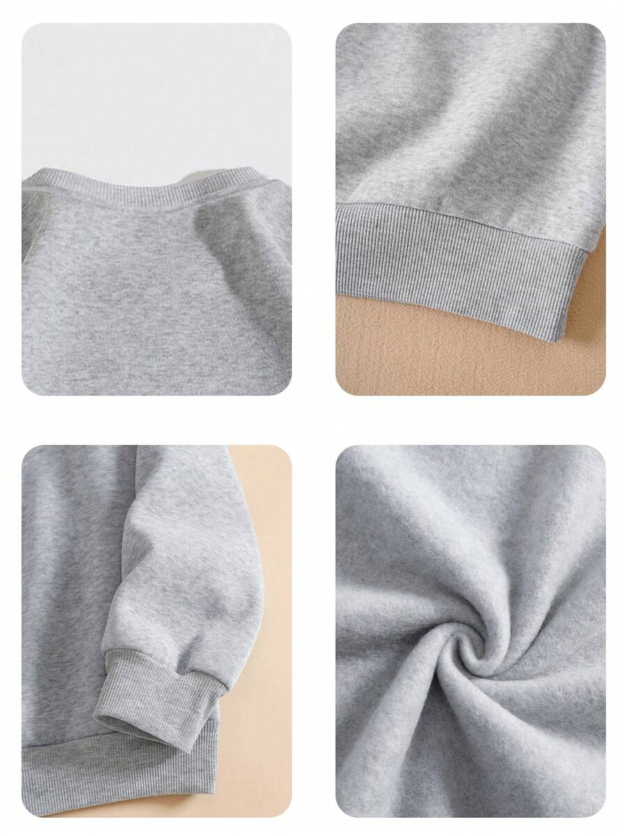 여성용 레터링 그래픽 스웨트셔츠, 둥근 네크라인, 캐주 - Winter Clothing Gift Ideas 리뷰 및 가격